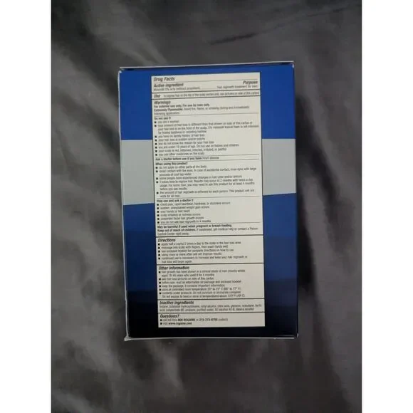 Rogaine Minoxidil Unscented Men's Hair Regrowth Foam, 3 MONTH Supply Unopened - Picture 3 of 5